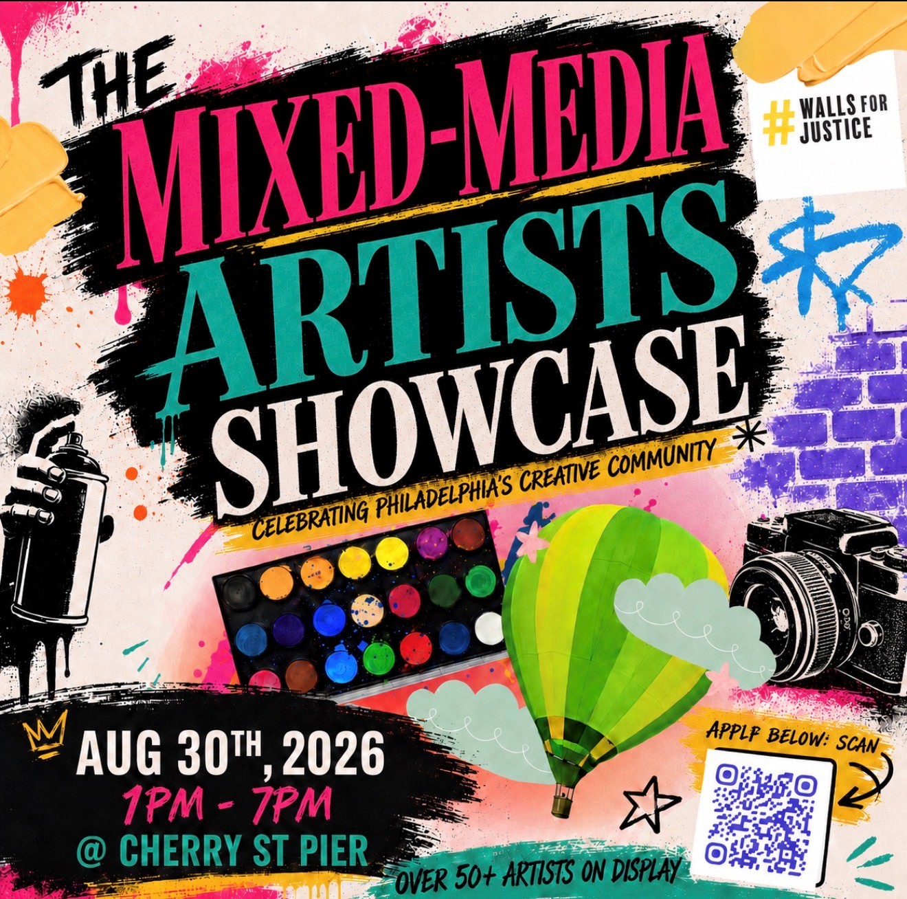 Mixed Media Showcase at Cherry Street Pier - Sunday, August 30 at 1:00 PM at Cherry Street Pier in Riverfront Penn's Landing, Philadelphia
